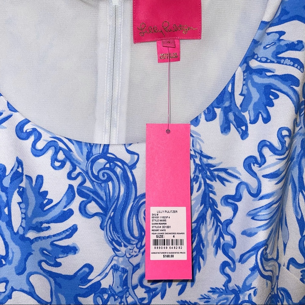 Lilly Pulitzer Sammi Print Romper - Picture 16 of 16